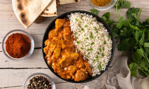 Chicken Tikka Masala Indian dinning experience